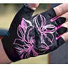 Рукавиці для фітнесу MADMAX MFG-770 Flower Power Gloves Black/Pink