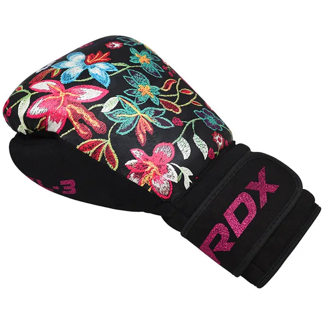 Перчатки женские для бокса RDX FL3 Floral Black
