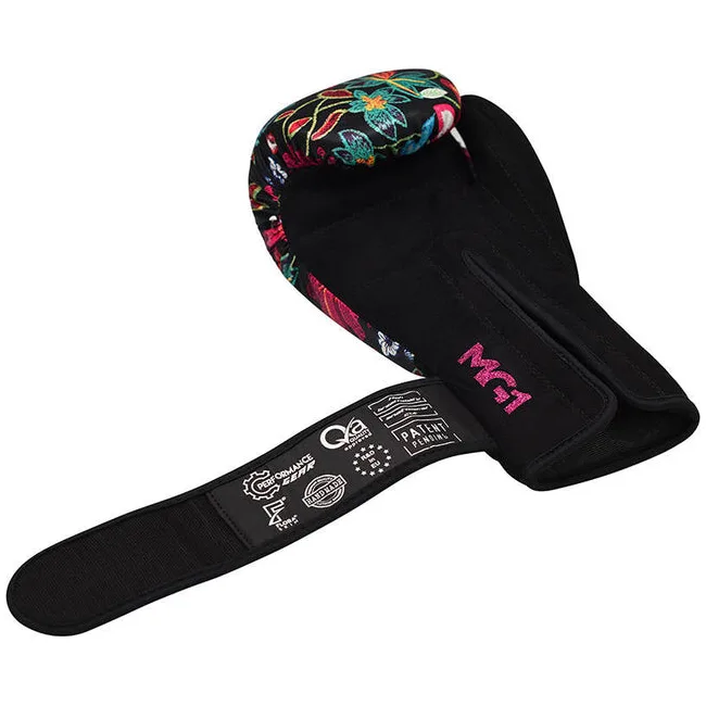 Перчатки женские для бокса RDX FL3 Floral Black