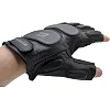 Перчатки тактические кожаные без пальцев TACTIGEAR PS-8801 Patrol Black