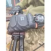Перчатки тактические кожаные без пальцев TACTIGEAR PS-8801 Patrol Black