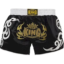 Шорты для тайского бокса Top King Retro Black