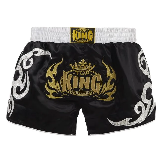 Шорты для тайского бокса Top King Retro Black