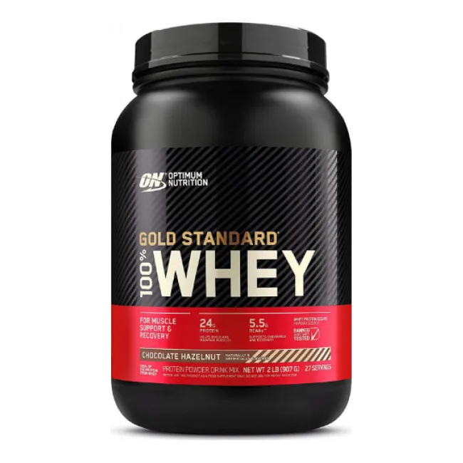 Сывороточный протеин Optimum Nutrition Whey Gold Standart 907 г - extreme milk chocolate