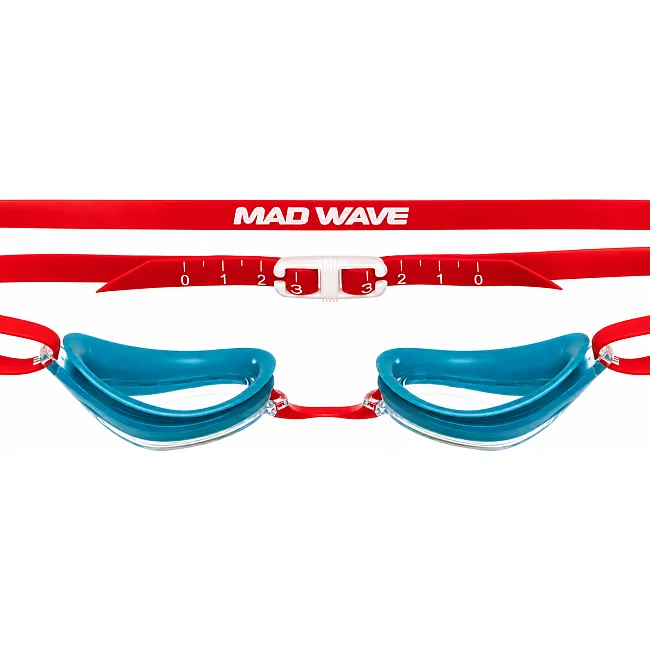 Очки для плавания юниорские MADWAVE Accelerator M043405 (Голубой)