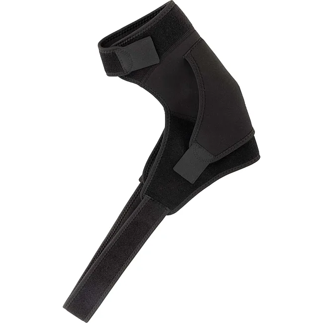 Бандаж для плеча компрессионный фиксатор плечевого сустава Shoulder Support SIBOTE ST-7493-L левый 1шт (Черный)