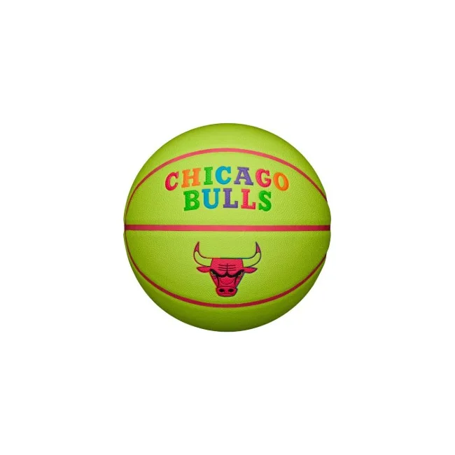 Баскетбольный мяч WILSON NBA TEAM NEON BSKT CHI BULLS size 7
