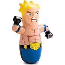 Надувная игрушка-неваляшка "Боксер" Intex 44672-boxer, 94 х 74 см - разноцветная