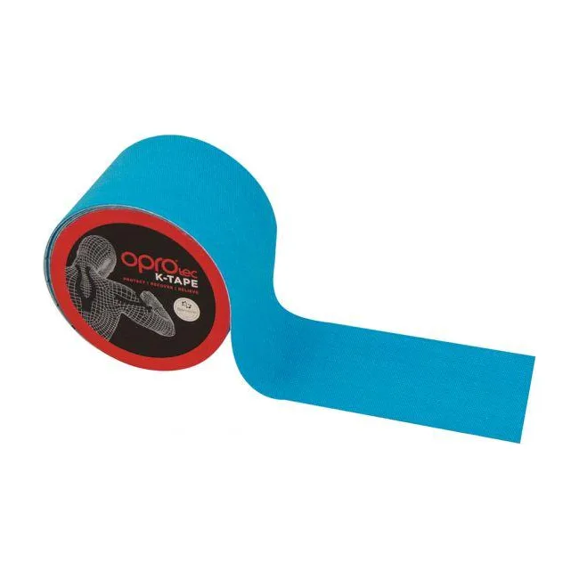 Кинезиологический тейп OPROtec Kinesiology Tape TEC57542 синий 5cm*5м