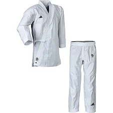 Кімоно для карате Adidas Fighter Slim Fit з ліцензією WKF (білий) K220DNAWKF