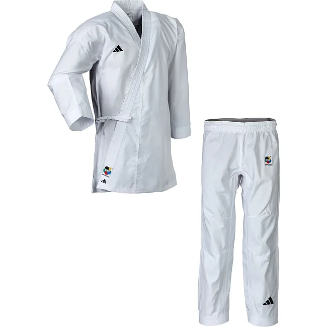 Кімоно для карате Adidas Fighter Slim Fit з ліцензією WKF (білий) K220DNAWKF