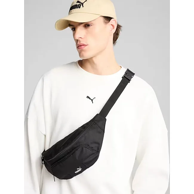 Сумка на пояс Puma Academy Waist Bag черный 38 x 15,5 x 9 см