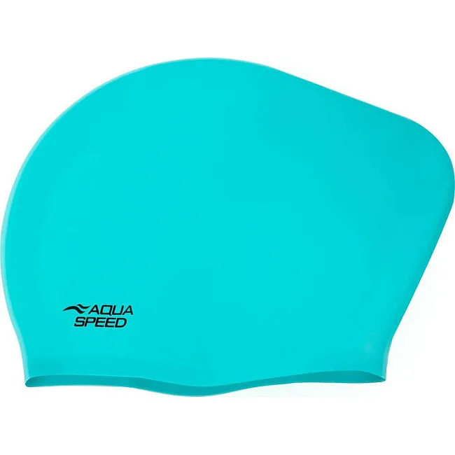 Шапка для плавания Aqua Speed LONG HAIR CAP 62227 бирюзовый One Size