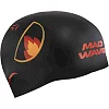 Двухсторонняя шапочка для плавания силиконовая для взрослых MADWAVE Reverse Angry M055434 (Красный-черный)