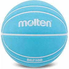 Баскетбольный мяч резиновый MOLTEN B6G2100-B 6 (Голубой)