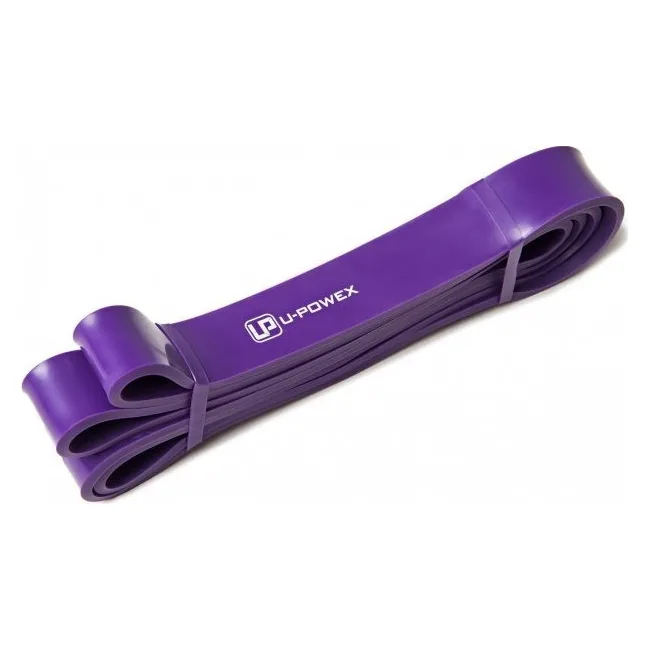 Резиновые петли для тренировок U-POWEX UP_1072 набор 2шт. Purple/Green (16-57kg)