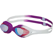 Очки для плавания юниорские радужные линзы MADWAVE ROCKET RAINBOW JUNIOR M043009 (Фиолетовый-белый)