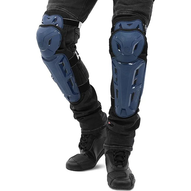 Комплект мотозащиты наколенники и налокотники SCOYCO K26H26N (Синий)