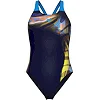Купальник закрытый для женщин Arena DREAMHLINE SWIMSUIT V BACK темно-синий