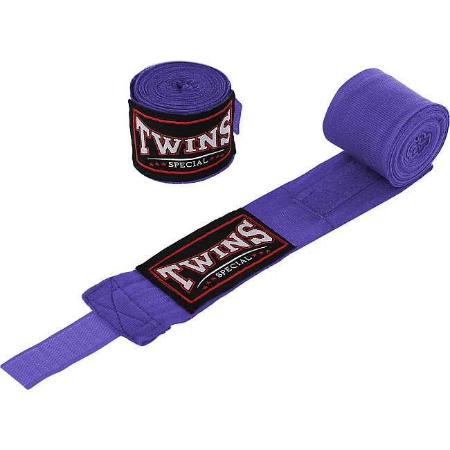 Бинты для бокса 2штуки TWINS TW-005P 4м (Фиолетовый)