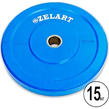 Бамперний диск гумовий ZELART Z-TOP TA-5125-15 51мм 15кг