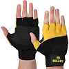 Перчатки для фитнеса и тяжелой атлетики кожаные ZELART Gel Tech BC-3611