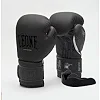 Боксерские перчатки Leone GN059 Black/White (капу в комплекте)
