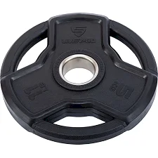 Млинець для штанги гумовий LiveUp LP8330-5 ø50мм 5кг
