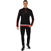 Спортивный костюм
 лонгслив на молнии и брюки LIDONG LD-2001 (Черный-красный)