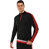 Спортивный костюм
 лонгслив на молнии и брюки LIDONG LD-2001 (Черный-красный)