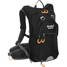 Велорюкзак спортивный с жесткой спинкой DEUTER 803 10л (Черный)