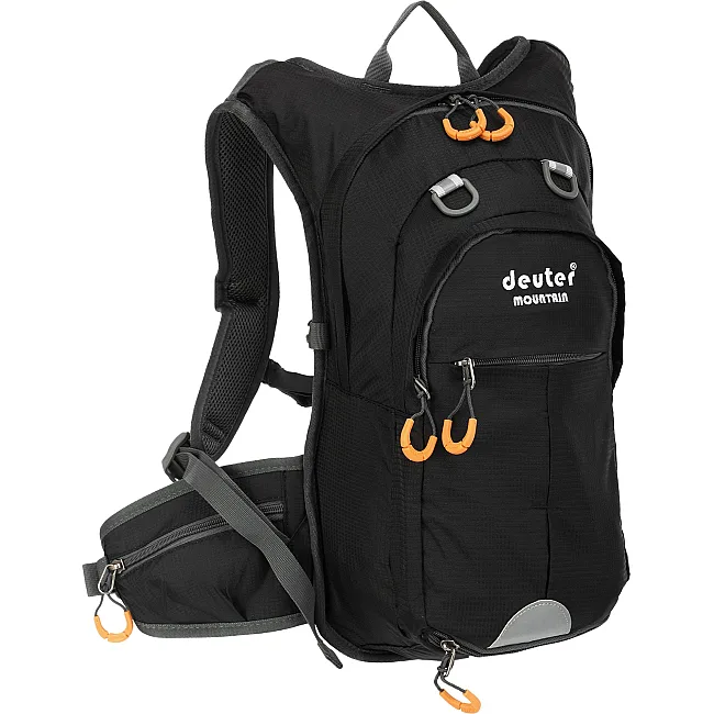 Велорюкзак спортивний з твердою спинкою DEUTER 803 10л (Чорний)