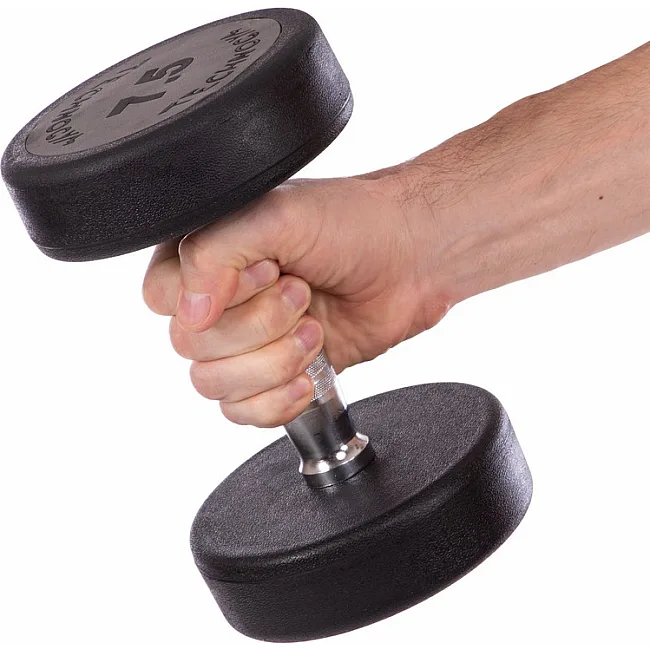 Гантель профессиональная
 с полиуретановым покрытием TECHNOGYM LN-1254-7_5 1шт 7,5кг
