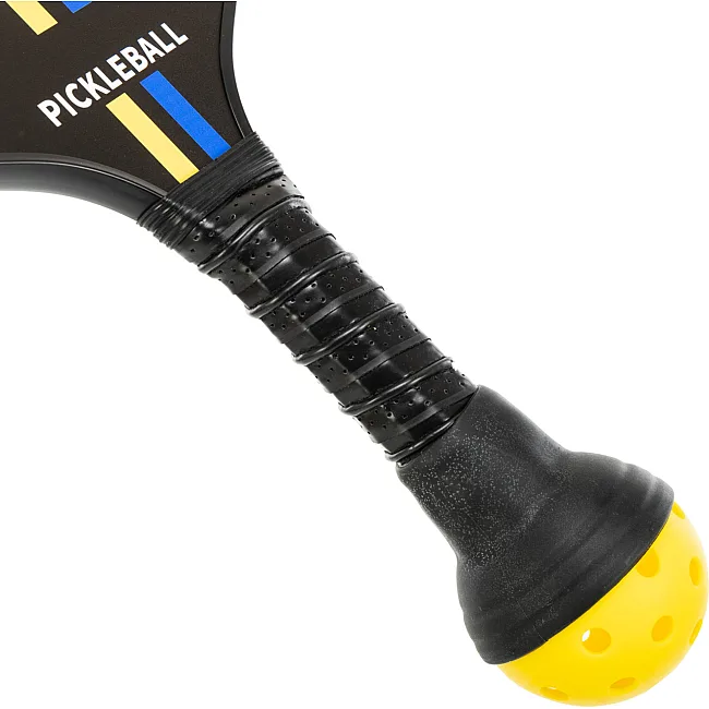 Набір для піклболу SP-SPORT
 PICKLEBALL MT-8730 2 ракетки 4 м'ячі рушник з чохлом (Чорний-жовтий-блакитний)