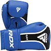 Боксерские перчатки RDX AURA PLUS T-17 Blue/Black (капа в комплекте)