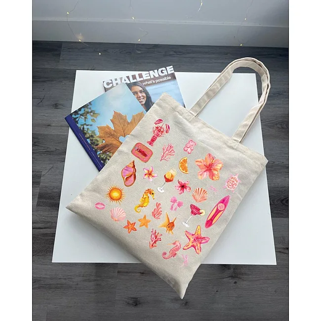 Экошопер BookOpt BK4104 Beach Vibes бежевый