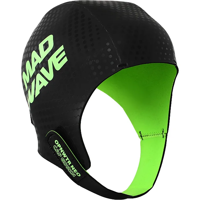 Шлем для триатлона и плавания на открытой воде MADWAVE

 OPNWTR NEO CAP GDSKN M204208 (Черный-белый)