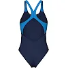 Купальник закрытый для женщин Arena DREAMHLINE SWIMSUIT V BACK темно-синий