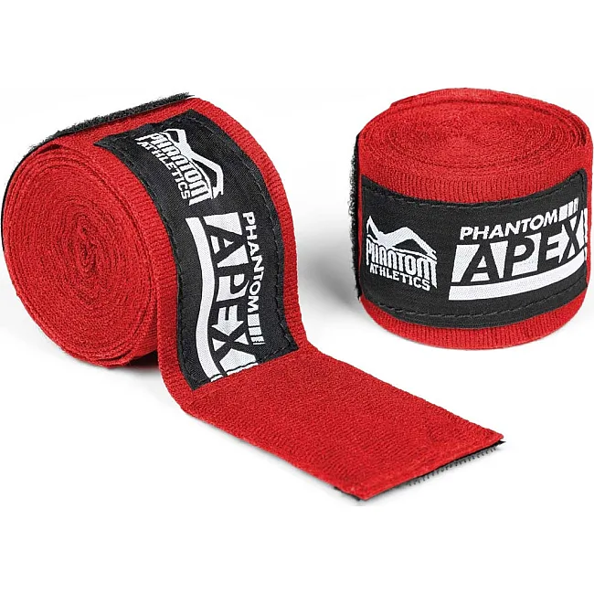 Боксерские бинты Phantom APEX Red 400cm. (4м.)
