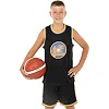 Детская баскетбольная форма
 NBA клуб Golden state warriors 30 BA-9963 (Черный-желтый)