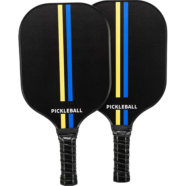 Набір для піклболу SP-SPORT
 PICKLEBALL MT-8730 2 ракетки 4 м'ячі рушник з чохлом (Чорний-жовтий-блакитний)
