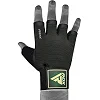 Перчатки для фитнеса RDX T2 Half Army Green PLUS