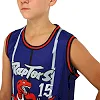 Дитяча баскетбольна форма NBA клуб Raptors 15 BA-3833 (Фіолетовий-червоний)