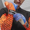 Вратарские перчатки PUMA ULTRA Grip 4 RC синий, оранжевый 10