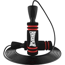 Скакалка скоростная PowerPlay 4213 Jump Rope Черно/Красная 3м.