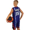 Дитяча баскетбольна форма NBA клуб Raptors 15 BA-3833 (Фіолетовий-червоний)