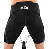 Пояс атлетический для отягощения текстильный с цепью и карабином EZOUS DIP BELT N-02 спинка-16см