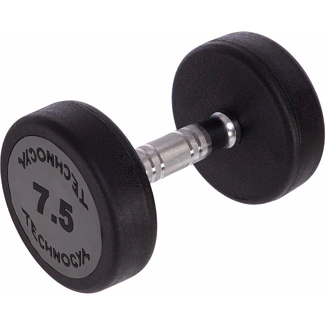 Гантель профессиональная
 с полиуретановым покрытием TECHNOGYM LN-1254-7_5 1шт 7,5кг