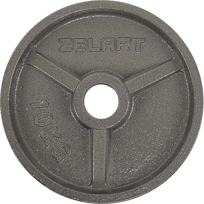 Блины диски стальные окрашенные ZELART
 TA-7792-10 52мм 10кг