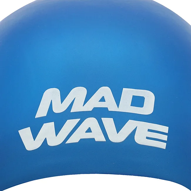 Шапочка для бассейна
 силиконовая стартовая MADWAVE

 SOFT FINA Approved M053301 (Серебряный)